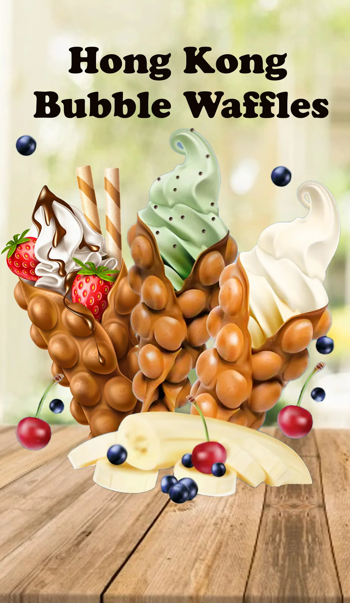 Boba Foxy bubble waffles and desserts