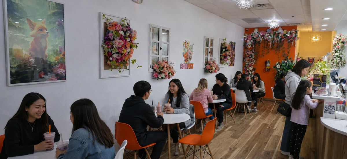Boba Foxy Las Vegas cafe interior