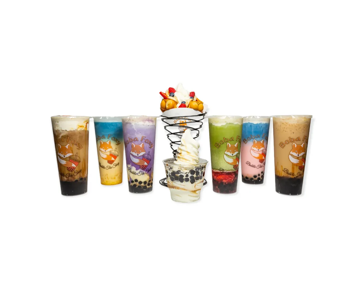 Boba Foxy drink lineup
