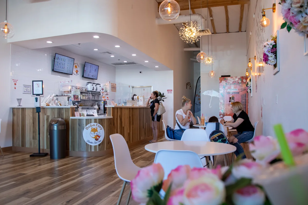 Boba Foxy cafe counter